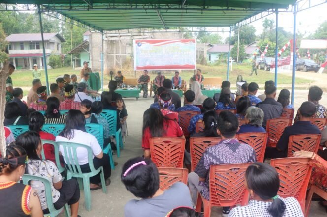 
					Kepala Desa: TMMD 125 Kodim 1205/Sintang di Sungai Pengga Bukti Kepedulian TNI