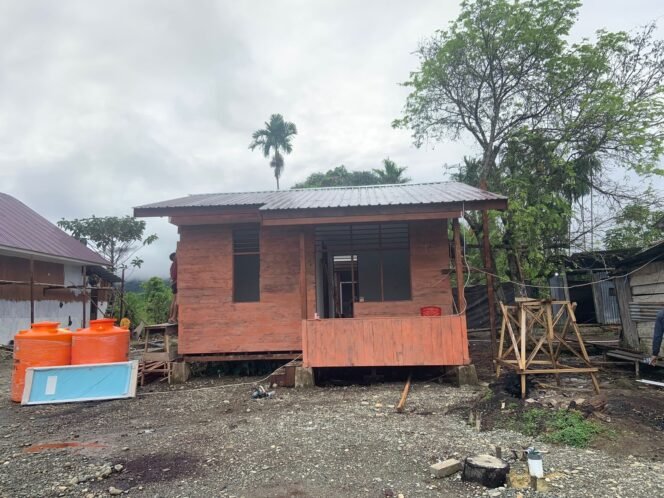 
					Pembangunan Rumah Pastori TMMD ke-125 Kodim 1705/Nabire Tunjukkan Kemajuan Signifikan
