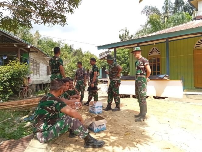 
Gotong Royong Satgas TMMD Reguler Ke-125 Kodim 1017/Lmd Wujudkan Kemanunggalan TNI dan Rakyat