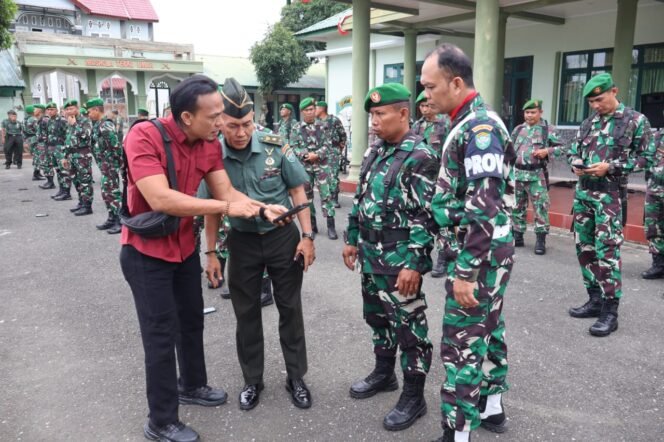 
					Kasdim Aceh Barat: Pengecekan HP Prajurit untuk Pastikan Tidak Ada yang Terlibat Judi Online