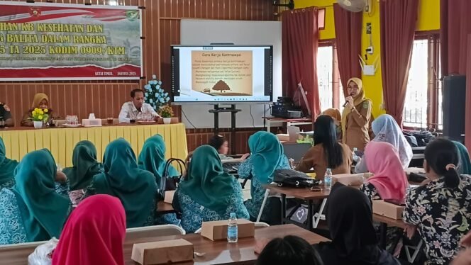 
Kesehatan dan KB: Fokus Utama TMMD Ke-125 Kodim 0909/Kutai Timur