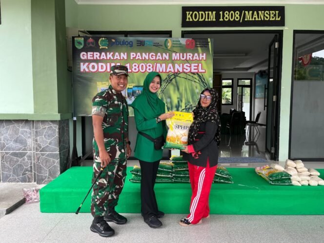 
					Gerakan Pangan Murah Kodim 1808/Mansel: Membantu Masyarakat Memenuhi Kebutuhan Pokok