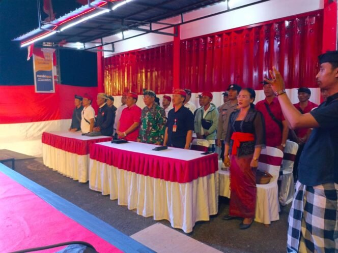 
					Kebersamaan TNI dan Rakyat, Danramil Selemadeg Hadiri Malam Festival Seni HUT RI ke-80