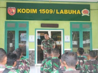 Dandim 1509/Labuha Ingatkan Prajurit untuk Siap Siaga Antisipasi Perkembangan Situasi di Wilayah dan Hadapi dengan Persuasif