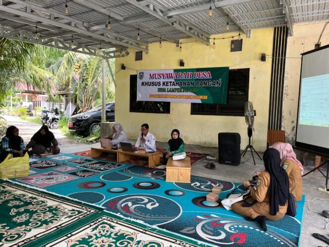 
					Desa Lampihong Kiri Gelar Musyawarah untuk Kemandirian Pangan