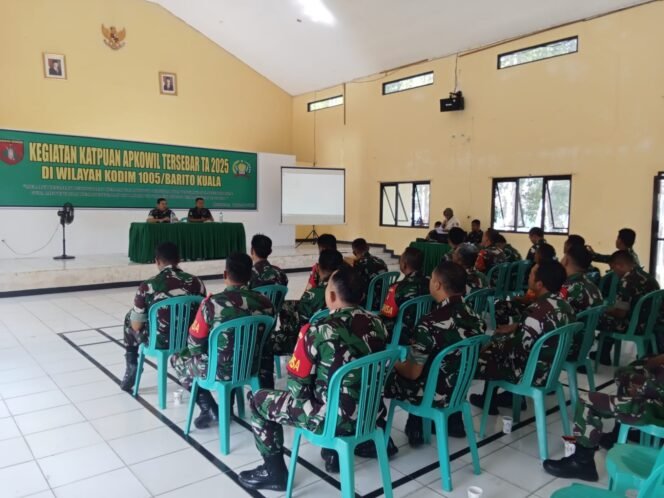 
					Dandim 1005/Barito Kuala Tekankan Pentingnya Peningkatan Kapasitas Apkowil Lewat Wasgiat Katpuan