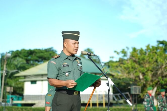 
					Upacara Bendera Korem 012/TU: Refleksi Semangat Pengabdian dan Kesetiaan