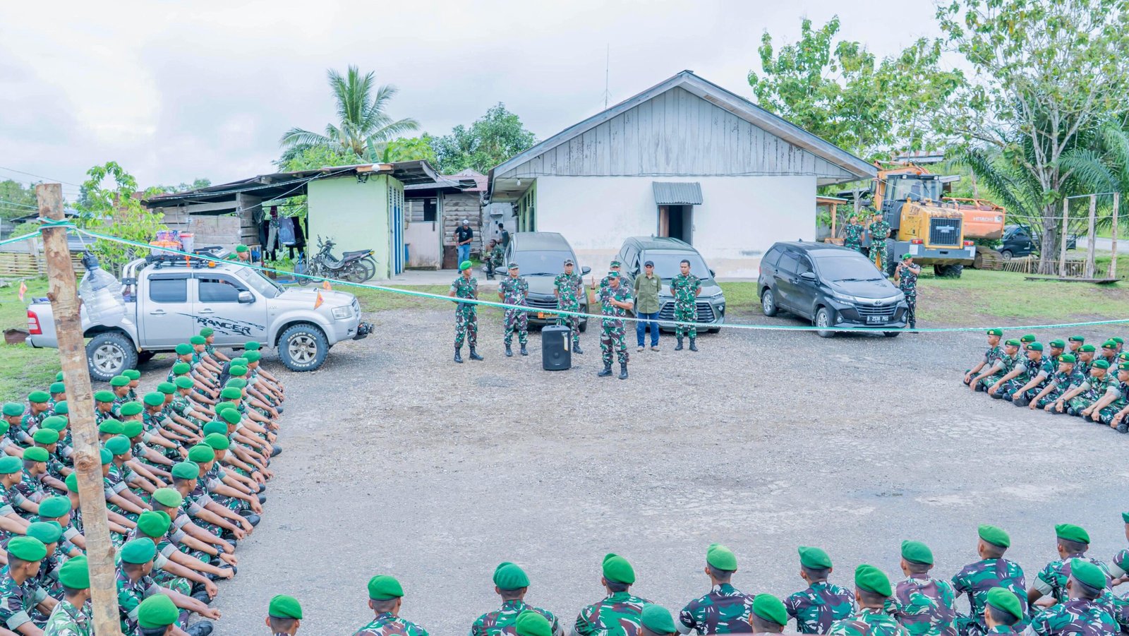 Kunjungan Danrem 182/JO ke Yonif TP 808/Mbahammatta: Meningkatkan Sinergi dan Pembangunan