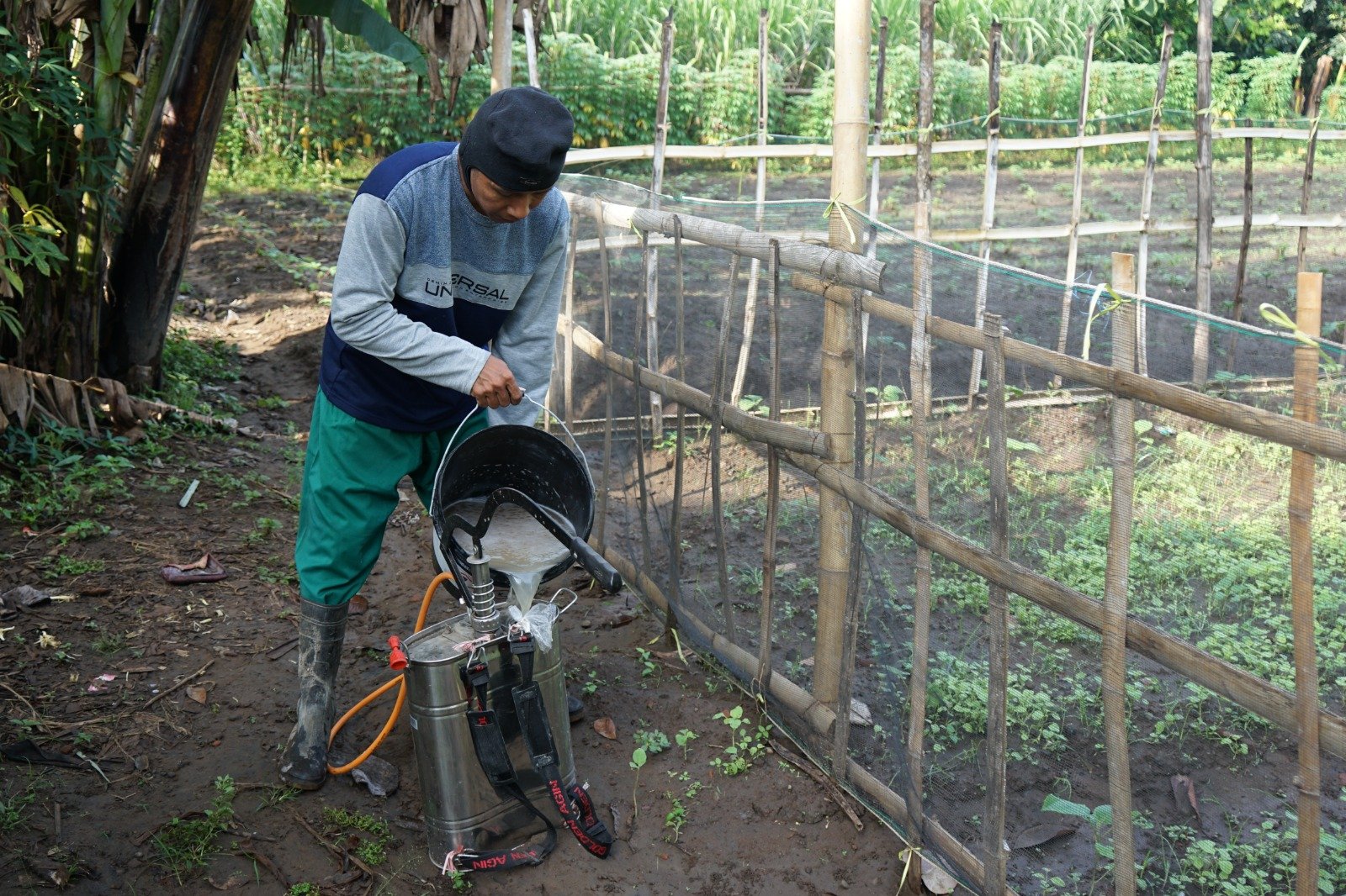 Menjadi Teladan dan Produktif: Letda Isdayun dan Upaya Mendukung Ketahanan Pangan