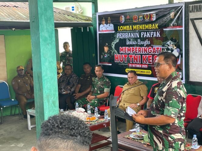 
					HUT TNI ke-80, Danrem 182/Jazira Onim Sambut Peserta Lomba Menembak Eksekutif