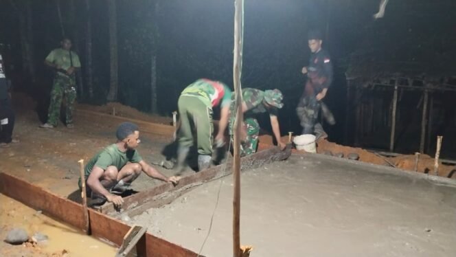 
					Sinergi TNI dan Warga di Shift Malam TMMD 126: Wujud Gotong Royong di Ujung Timur Papua