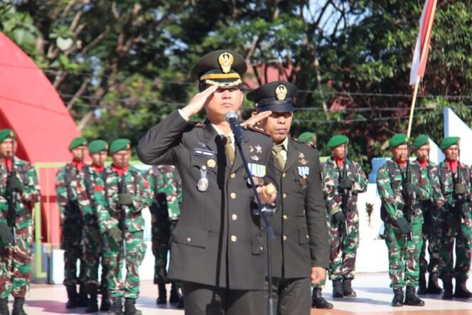 
					DANDIM 1412/KOLAKA PIMPIN UPACARA ZIARAH NASIONAL HUT TNI KE-80 DI TMP WATALARA