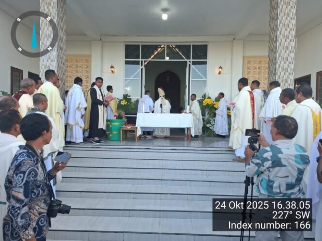 
					Peresmian Kapela St. Vinsensius Nonohonis, Bukti Kebersamaan TNI dan Masyarakat Mollo Selatan