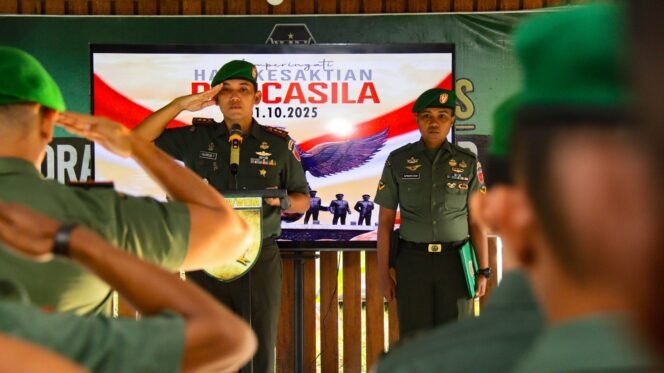 
					Upacara Hari Kesaktian Pancasila di Kodim 1512/Weda Berlangsung Hikmat