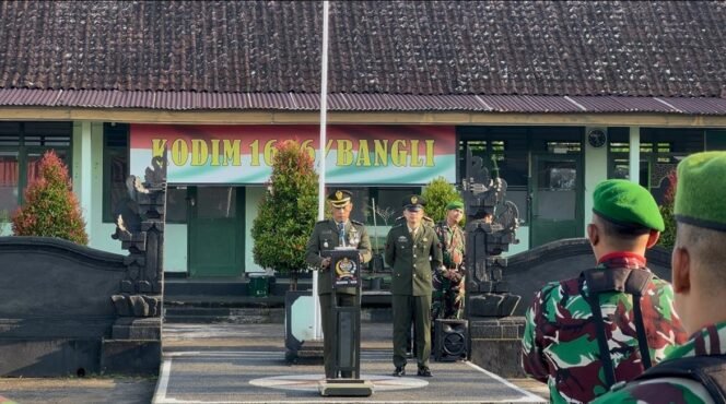 
					Khidmat dan Penuh Semangat, Kodim 1626/Bangli Gelar Upacara HUT ke-80 TNI
