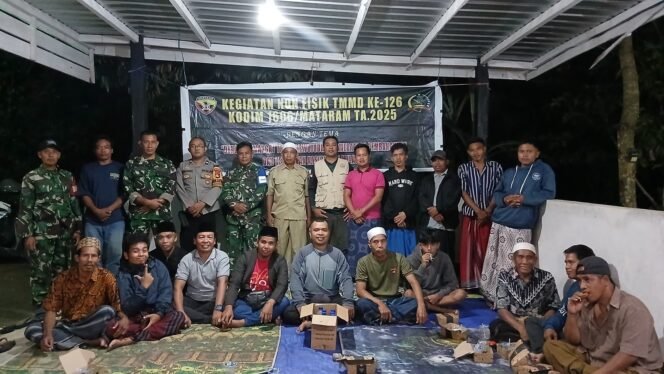 
					TMMD ke-126 Kodim 1606/Mataram Gelar Sosialisasi Perkebunan dan Kelestarian Hutan di Desa Dasan Geria