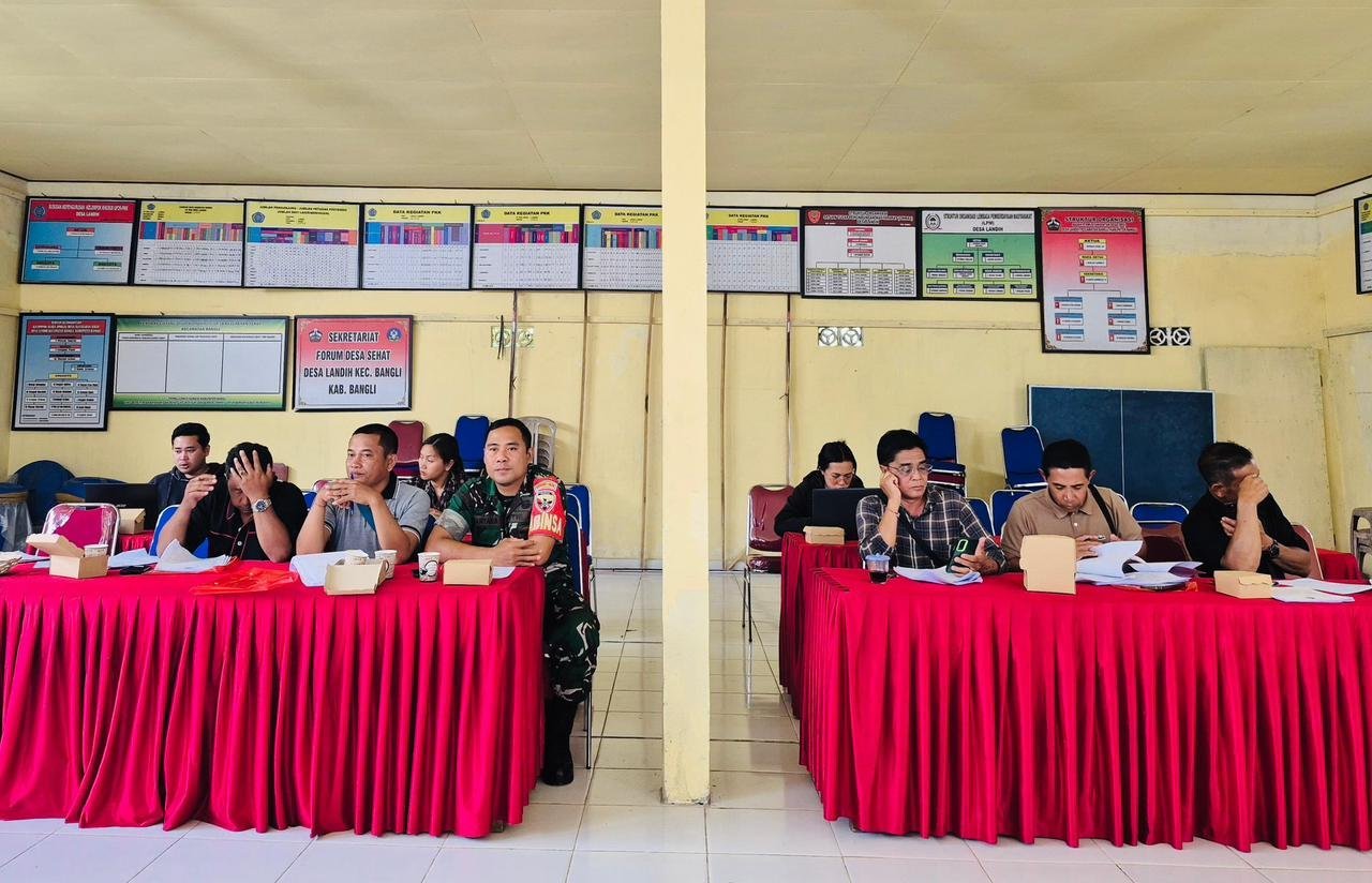 Dukung Program Pemerintah, Babinsa Desa Landih Aktif Dampingi Pendataan SDGs Desa Tahun 2025