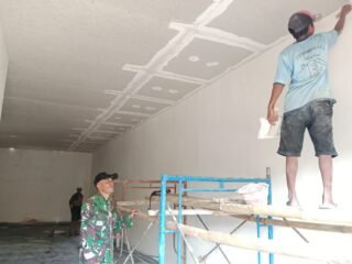 Cek Progres Pembangunan SPPG, Babinsa Tusan Tekankan Kualitas Jadi Hal Utama