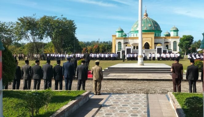 
					Jaga Keutuhan Ideologi, Dandim 0114/Aceh Jaya Pimpin Upacara Peringatan Hari Kesaktian Pancasila di Aceh Jaya
