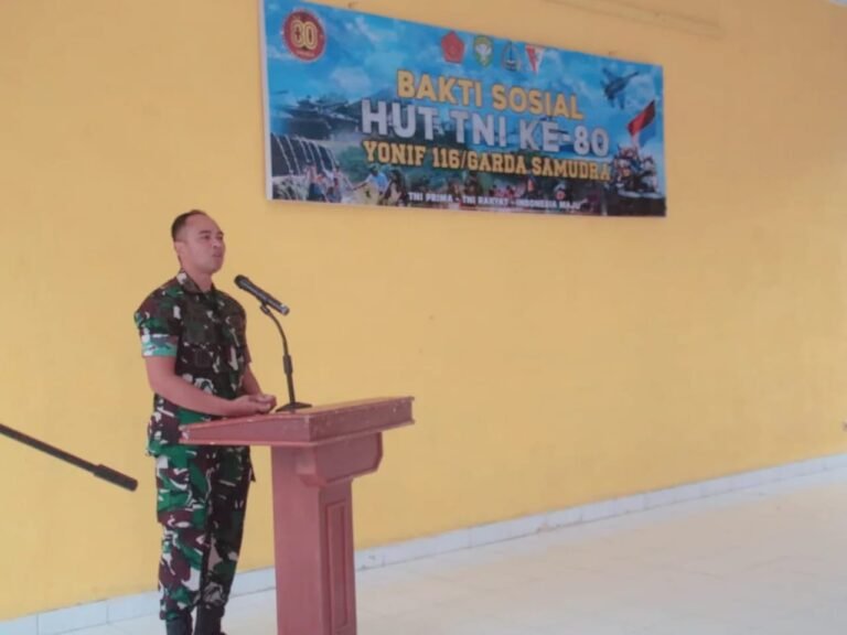 Bakti Sosial Yonif 116/GS, Berbagi dengan Anak-Anak Panti Asuhan