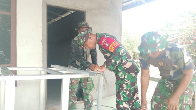 
					Letkol Andika Turun ke Lapangan, Bangun Infrastruktur dan Semangat Persaudaraan