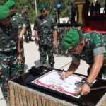 Kunjungan Danpusterad ke Yonif TP 826/BTB, Wujudkan Sinergi dan Profesionalisme TNI AD
