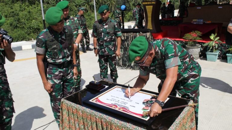 Kunjungan Danpusterad ke Yonif TP 826/BTB, Wujudkan Sinergi dan Profesionalisme TNI AD