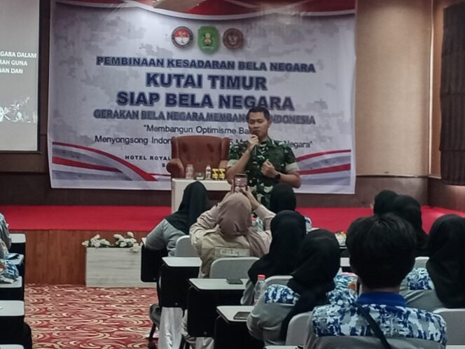 
					Dandim 0909/Kutai Timur Berikan Pembekalan Bela Negara kepada Ormas Gerakan Bela Negara