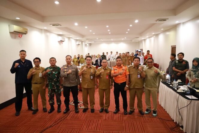 
					Tingkatkan Kesiapsiagaan Bencana, Kodim 1006/Banjar Hadiri Rapat IKD Bersama BPBD Banjar