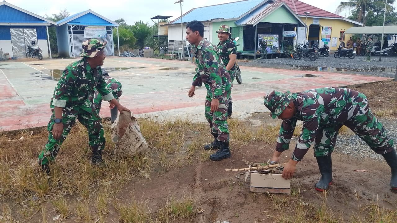 Gotong Royong Satgas TMMD, Wujud Kepedulian pada Lingkungan