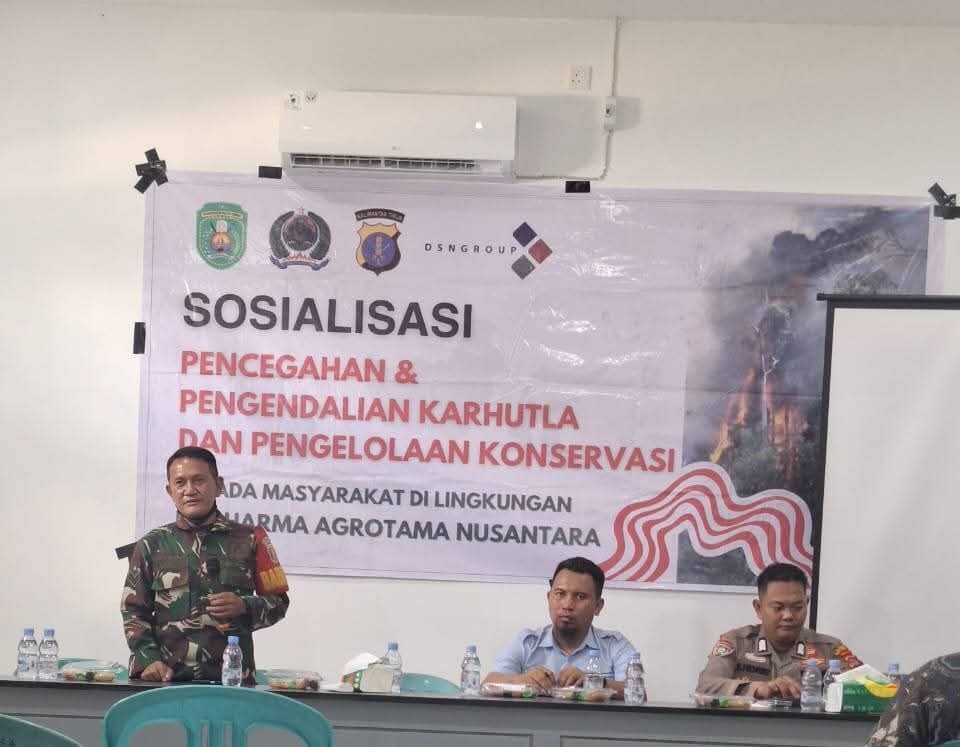 Sosialisasi Pencegahan Karhutla, Koramil 0909-03/Muara Wahau Ajak Masyarakat Peduli Lingkungan