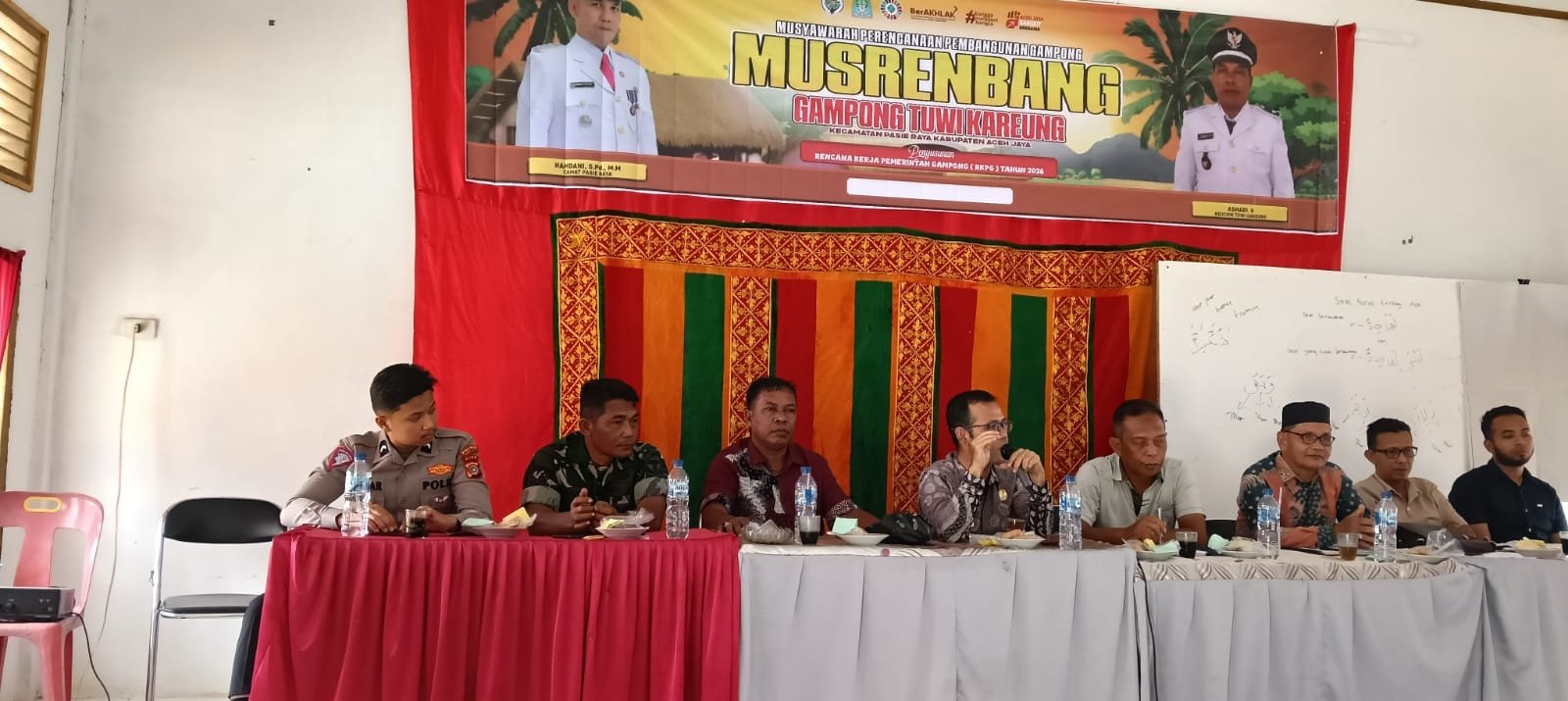 Danposramil Pasie Raya Hadiri Musrenbang Desa Tuwi Kareng Tahun 2026