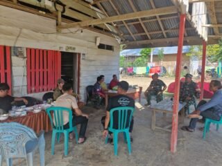 Briefing Lapangan, Para Danpos TMMD 126 Tekankan Kekompakan dan Sinergi Tim di Desa Tanggauna