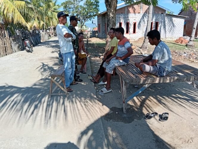 
					Dusun Siera Nyaman dan Aman, Babinsa Ingatkan Pentingnya Kerukunan Warga