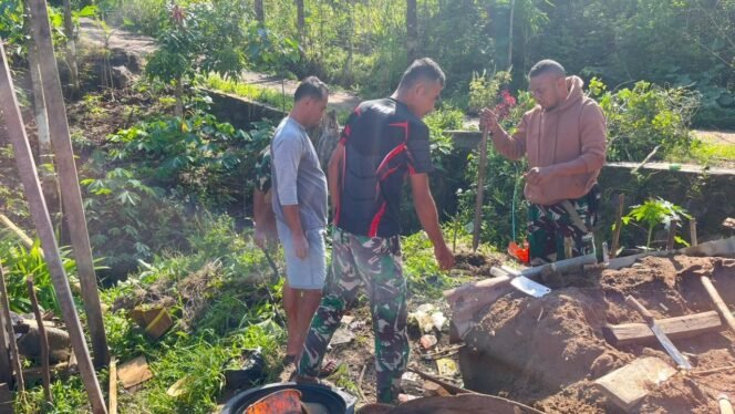 
					Warga Desa Pinggang Syukuri Bantuan Air Bersih dari Satgas TMMD ke-126 Kodim 1612/Manggarai