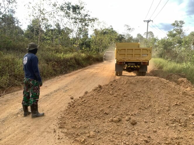 
					Gotong Royong Satgas TMMD 126 dan Warga Tanggauna Maksimalkan Penimbunan Jalan Menuju Titik Akhir Sasaran