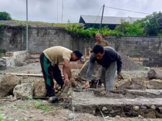 Semangat, Kodim Klungkung Terus Gempur Pembangunan KDKMP Di Desa Jumpai