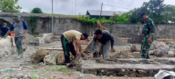 
					Semangat, Kodim Klungkung Terus Gempur Pembangunan KDKMP Di Desa Jumpai