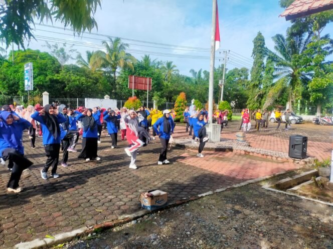 
					Danramil 05/Panga Gelar Senam Sehat Bersama Lintas Sektor di Kecamatan Panga