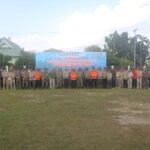 Dandim 1203/Ketapang Hadiri Apel Gabungan Kesiapsiagaan Bencana di Halaman Kantor Bupati