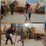 Pasca Banjir Melanda Kec. Woyla, Babinsa Koramil 02/Woyla, Bersihkan Sekolah Dasar yang Ada di Wilayah Binaan Setelah Banjir Melanda Wilayah Tersebut