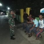 Patroli Ronda Malam Koramil Dompu Berjalan Lancar dan Kondusif