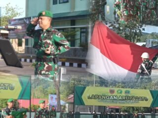 Dandim 1431/Bombana Pimpin Upacara Bendera 17 Desember di Makodim 1431/Bombana