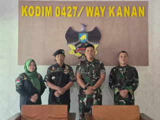 Dandim 0427/Way Kanan Terima Audiensi HIPAKAD, Perkuat Sinergitas Kebangsaan
