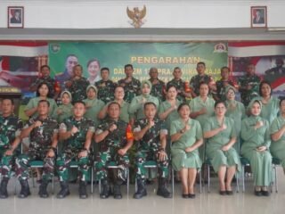 KUNJUNGAN KERJA DANREM 173/PVB KE KODIM 1705/NABIRE