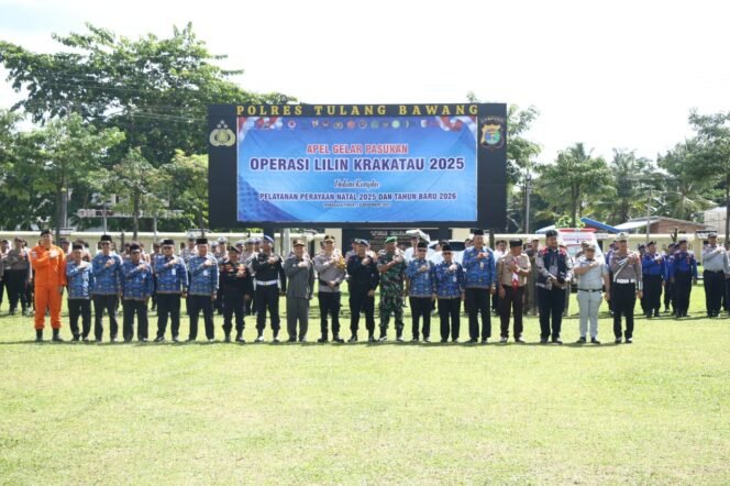 
					Kodim 0426/Tulang Bawang Laksanakan Apel Gelar Pasukan Operasi Lilin Krakatau TA 2025