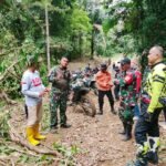 Akses Jalan Terhambat Longsor, Dandim 1420/Sidrap Tinjau Langsung Titik Bencana di Desa Leppangngeng  ​
