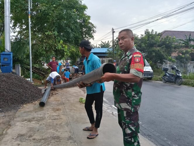 
					Pohon Tumbang di Jalan Termili Madurejo, Serka Hermawan Pantau Langsung Lokasi Kejadian