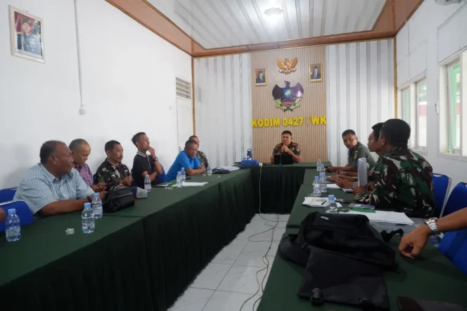 
Dandim 0427/Way Kanan Ikuti Rapat Evaluasi Percepatan Pembangunan KDKMP Terpusat