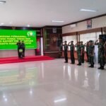 Kodim 1010/Tapin Beri Penghormatan kepada Prajurit yang Purna Tugas dan Pindah Satuan